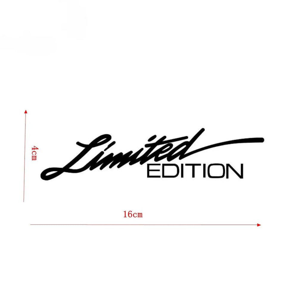 22cm black laser reflective car sticker with text design on vehicle window