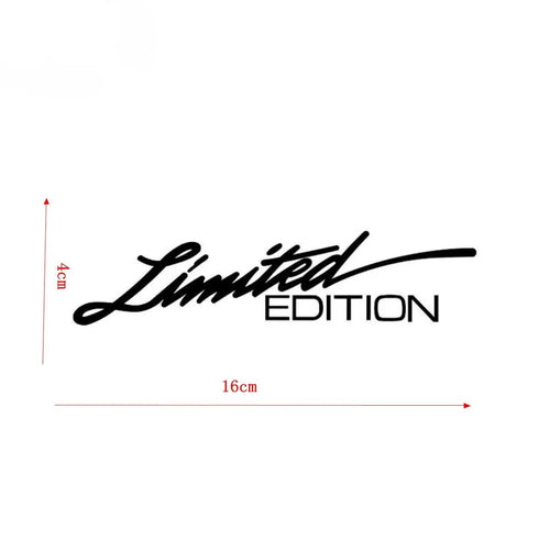 22cm black laser reflective car sticker with text design on vehicle window