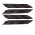 Four carbon fibre door handle protection stickers for Tesla Model S with anti-scratch surface