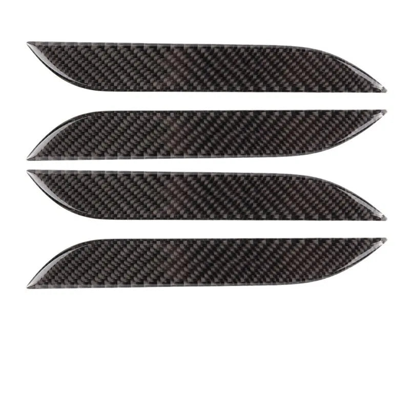 Four carbon fibre door handle protection stickers for Tesla Model S with anti-scratch surface