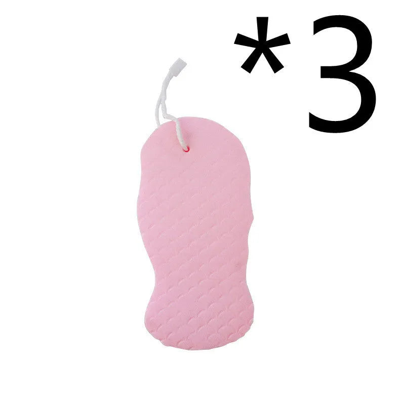 White 3D bath ball with fish scale pattern for body exfoliation