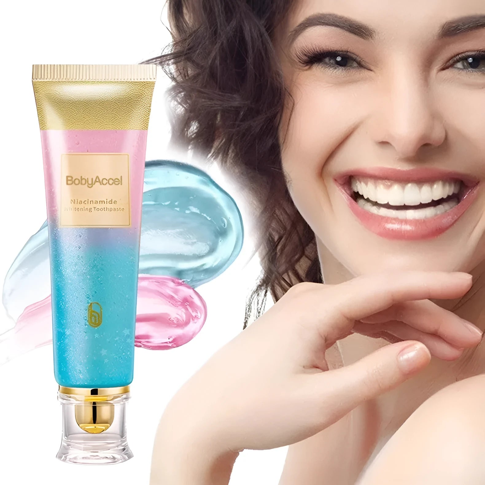 100g tube of nicotinamide whitening toothpaste for adult oral care with cleaning and brightening functions