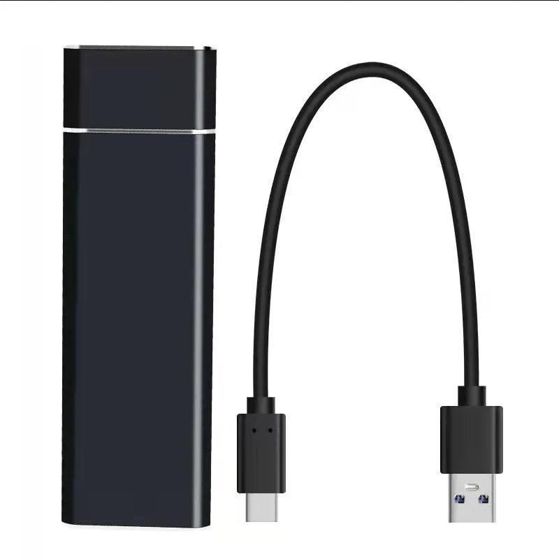 High-speed 6TB SSD mobile hard disk with metal shell in black, blue, orange, red, or silver colours.