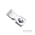 Silver 304 stainless steel lock latch bolt with mirror finish for doors cabinets boxes luggage