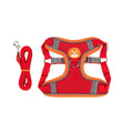 Adjustable dog haulage rope harness in multiple colours with chest strap attachment