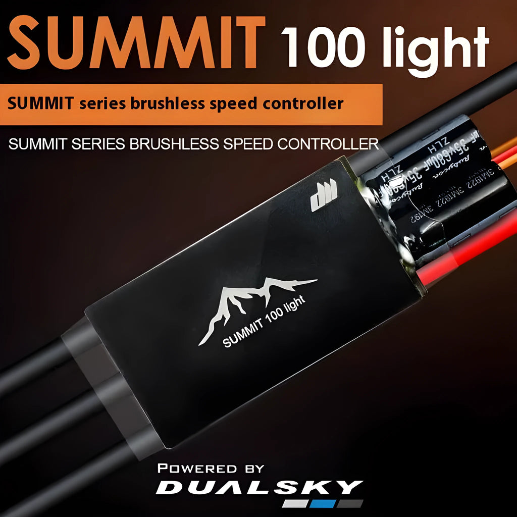 SUMMIT LIGHT fixed wing aircraft with electrical adjustment and USB LINK V2 setting card