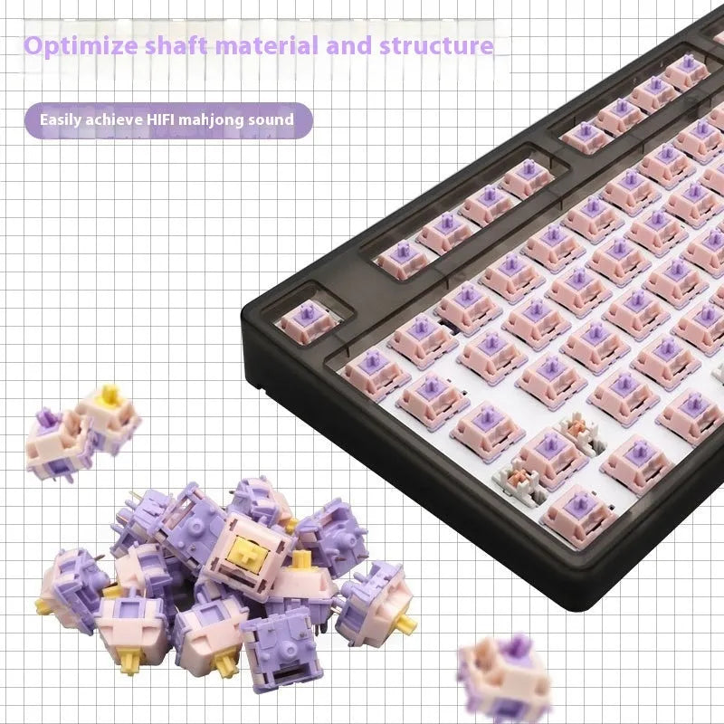 Single MMD Princess linear mechanical keyboard switch body for custom keyboard building