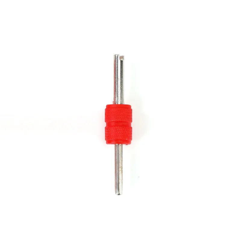 Aluminium alloy single-head twist valve wrench tool in one of three colour styles.