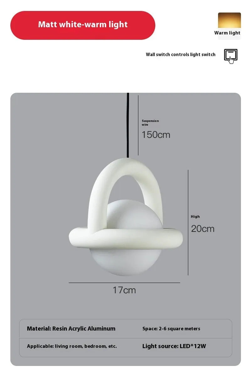 Danish designer pendant lamp in choice of colours with adjustable lighting for bedroom or living room