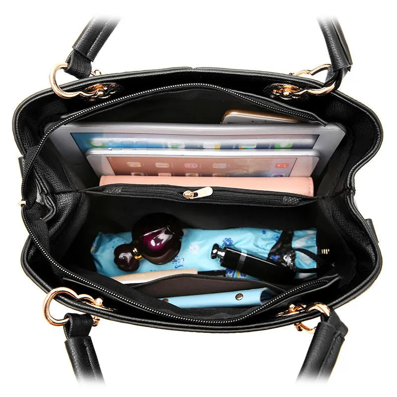 Retro style PU crossbody handbag with zip closure in black, blue, grey, pink, or red.