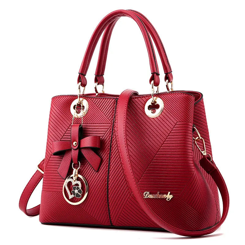 Retro style PU crossbody handbag with zip closure in black, blue, grey, pink, or red.