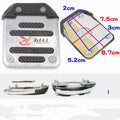 Metal motorcycle brake pedal skid plate for motorbike and scooter installation