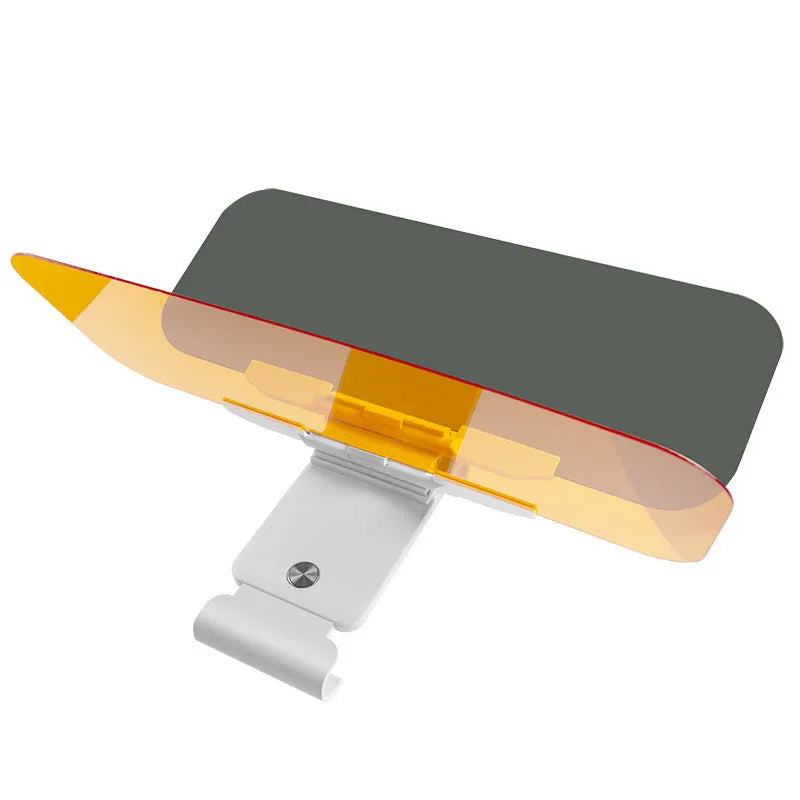 Anti-high beam goggles and dual-use car sun visor with telescopic adjustment mechanism