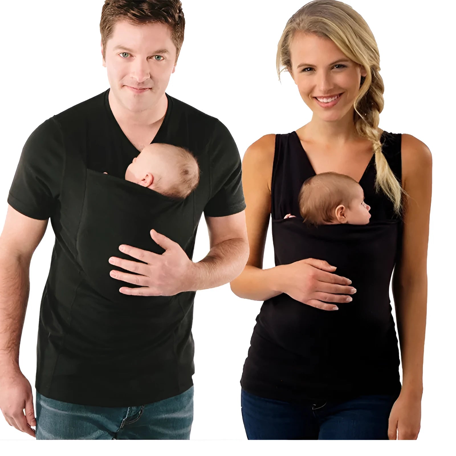 Plain cotton T-shirt with round neck collar in men's brown, simple short sleeve design