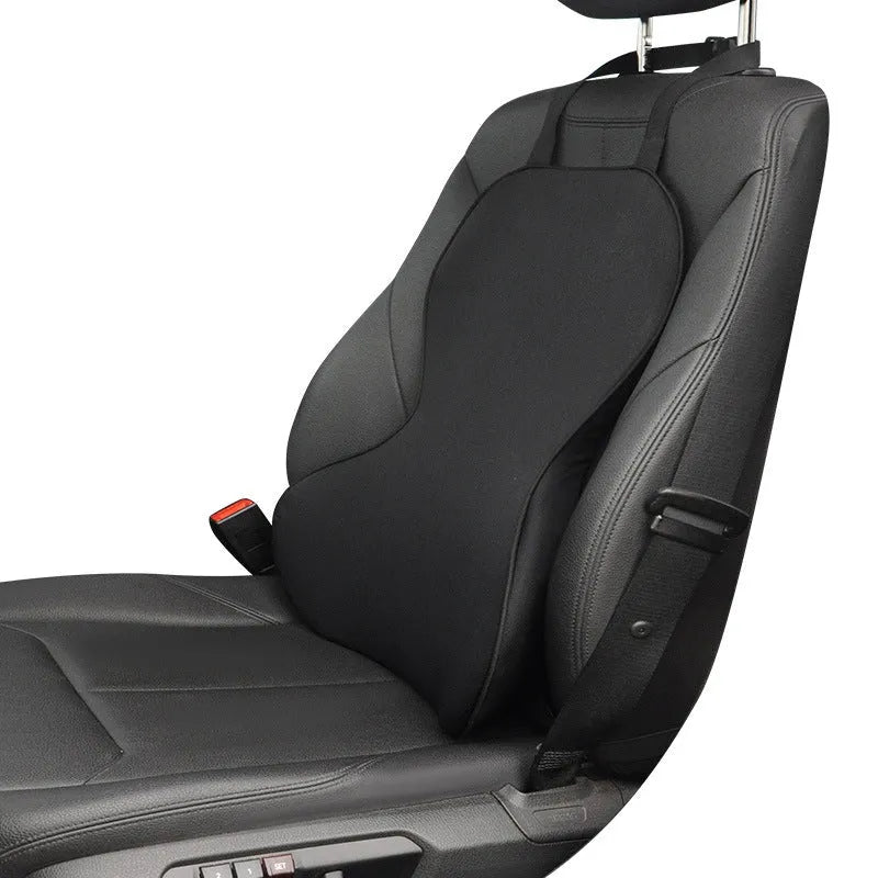 Memory cotton car waist back support cushion in black, coffee, grey or off-white