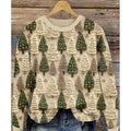 Little flower digital printed round neck sweater in polyester fibre available in multiple colours and sizes S to 4XL