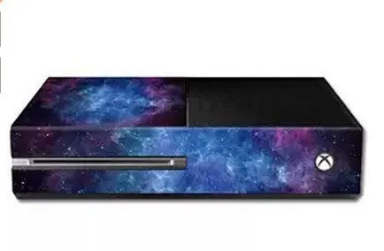 Xbox One blue matte film skin sticker set with 5 pieces for console protection