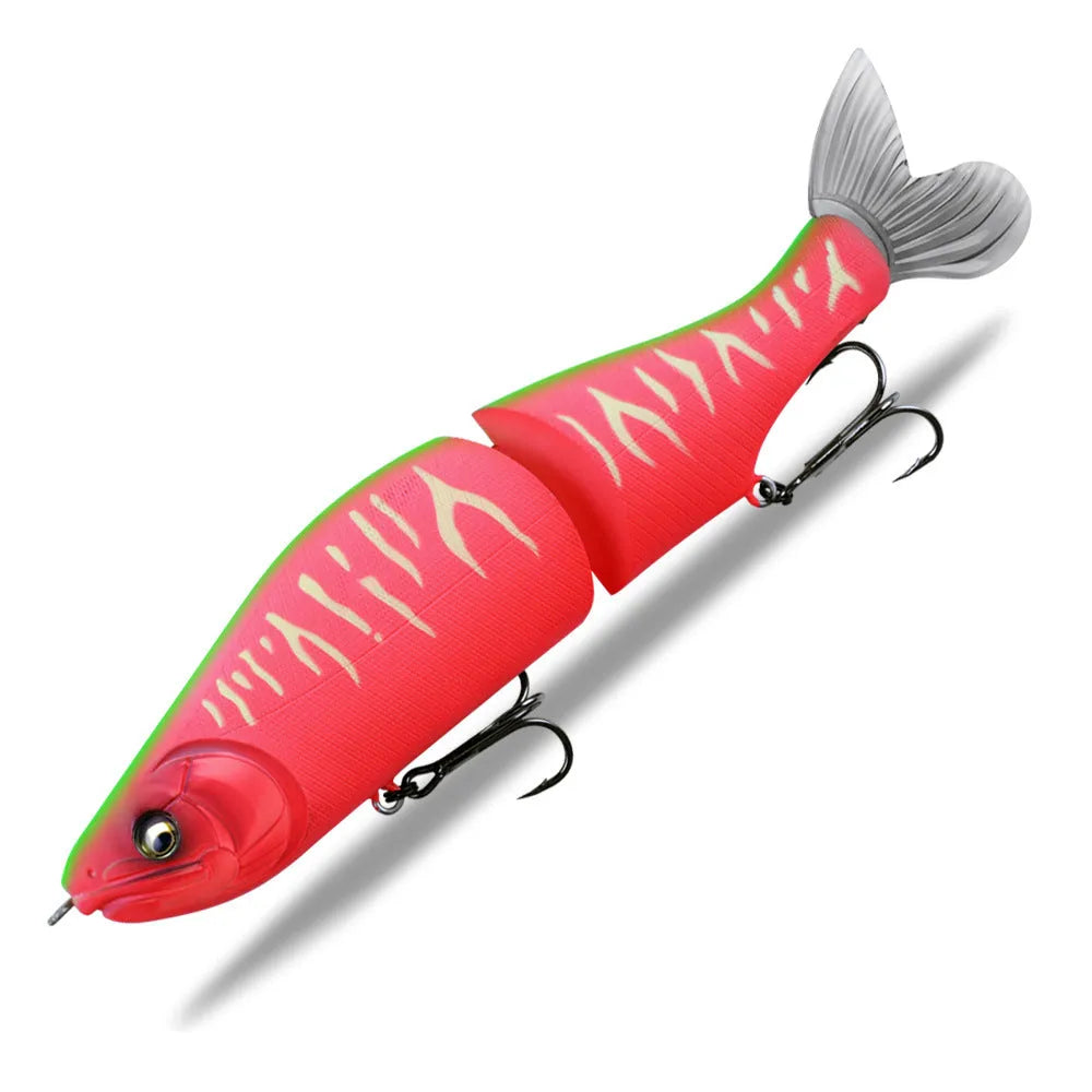 185mm soft plastic swimming fishing bait for bass tossing technique in multiple colours