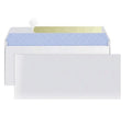 Blue anti-opening self-adhesive confidential envelope measuring 105mm by 240mm