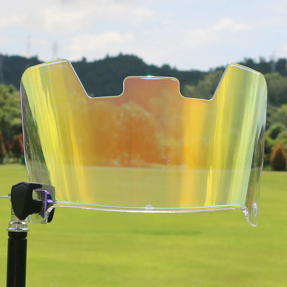 Rugby helmet goggles for American style helmets with multicolour options and tool-free installation
