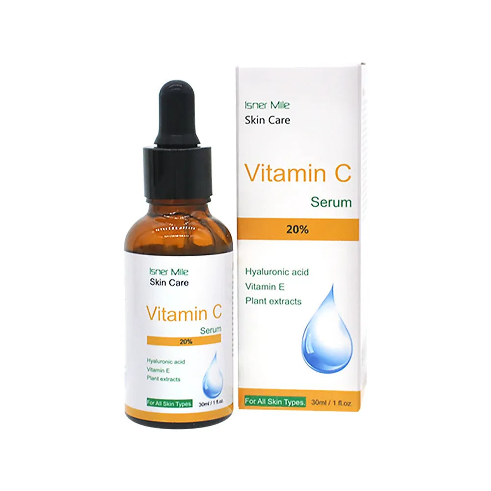 30ml bottle of vitamin C serum skincare essence for brightening and hydration
