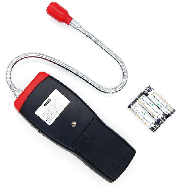 AS8800L portable flammable gas detector with compact design and LED indicator lights