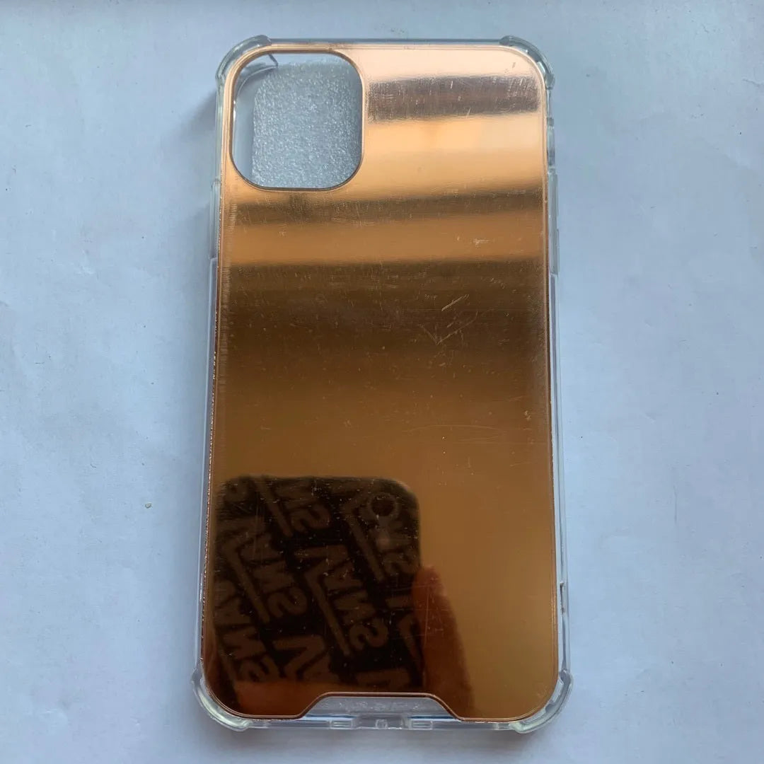 Mirror finish TPU phone case for iPhone in six colour options