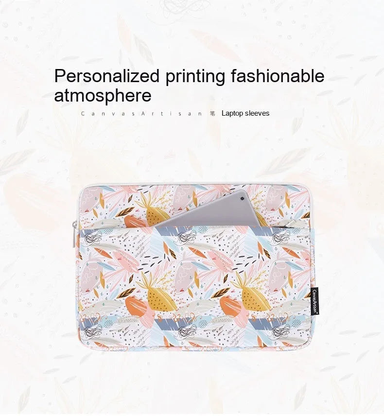 White waterproof PU leather laptop inner sleeve for 11 to 15 inch computers.