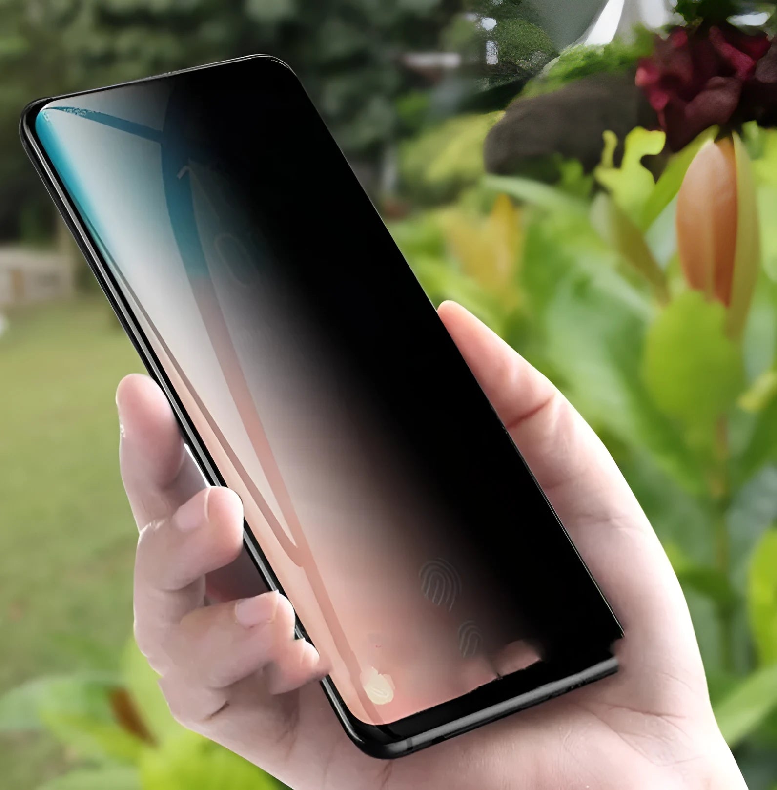 Samsung Galaxy tempered glass screen protector with full coverage for curved displays