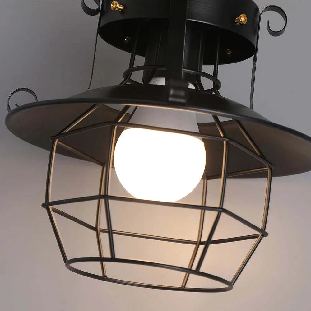 American iron retro droplight lantern lamp for restaurant corridor decoration