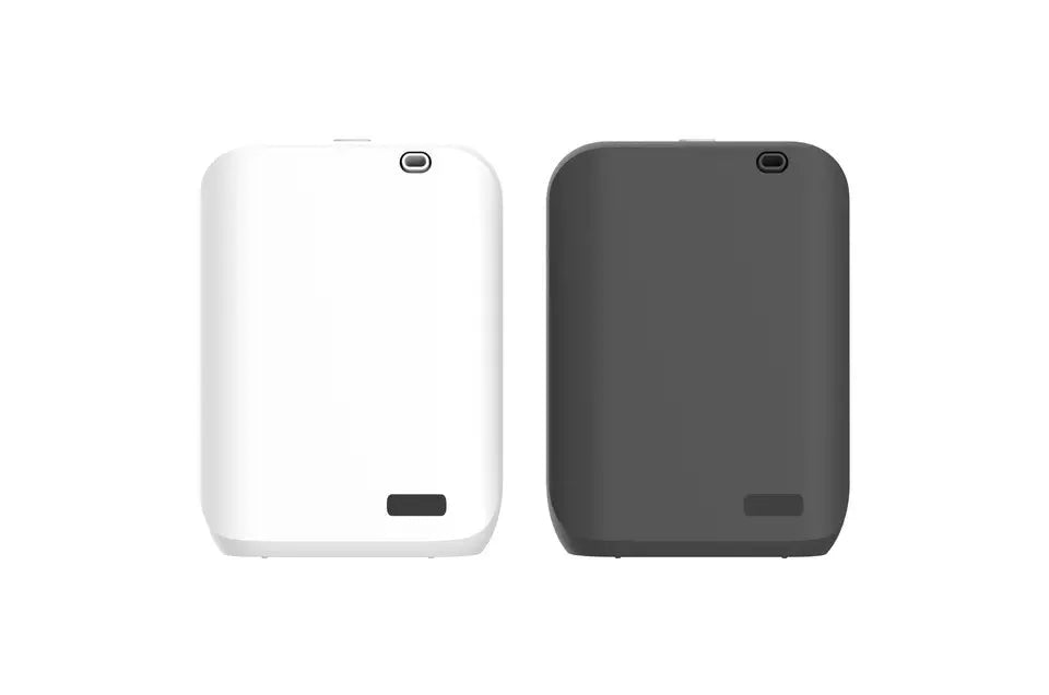 White wall mount smart essential oil diffuser with app control and 150ml capacity.