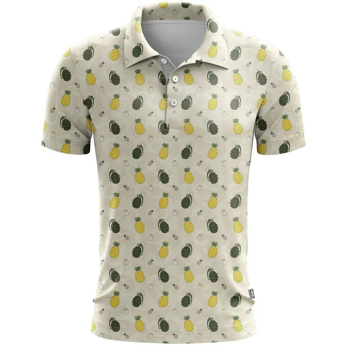 3D printed sports T-shirt in loose fit with short sleeves made from polyester bird eye cloth fabric