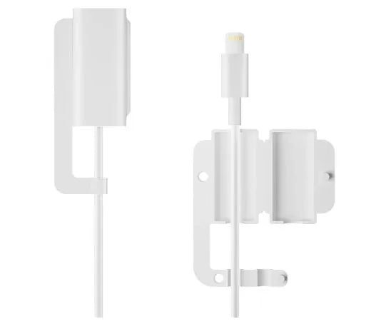 White thickened anti-shock protective sleeve for data cable charger cover