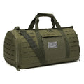 Men's waterproof Oxford cloth sports handbag with air pillow shoulder strap in khaki colour