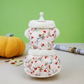 Autumn winter pet cat clothing in pink made with broken card printing fabric cotton and cotton velvet