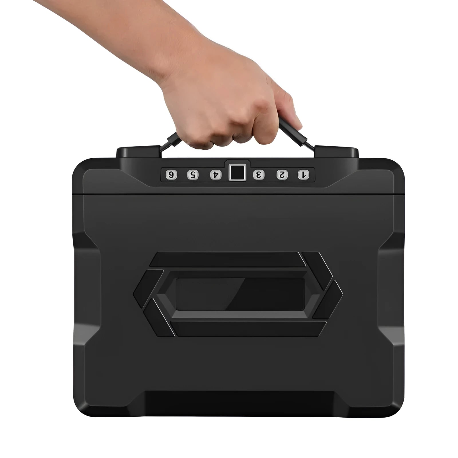 L12 portable mechanical combination lock safe with youjingang construction for document and valuables storage
