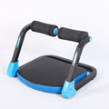 Mini adjustable abdominal fitness device in sky blue colour with portable design for home and office workouts