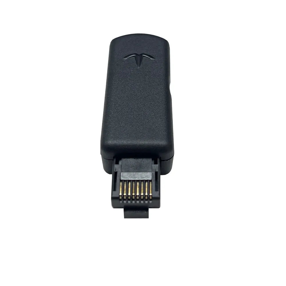 Black aluminium alloy and ABS USB drive tool for PlayStation console with Ethernet port