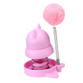 Lucky Cat mint ball grooming toy for cats in blue, orange or pink colours