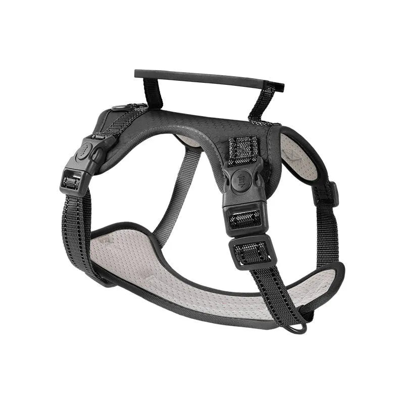 Polyester dog chest harness traction rope in multiple colours with size options