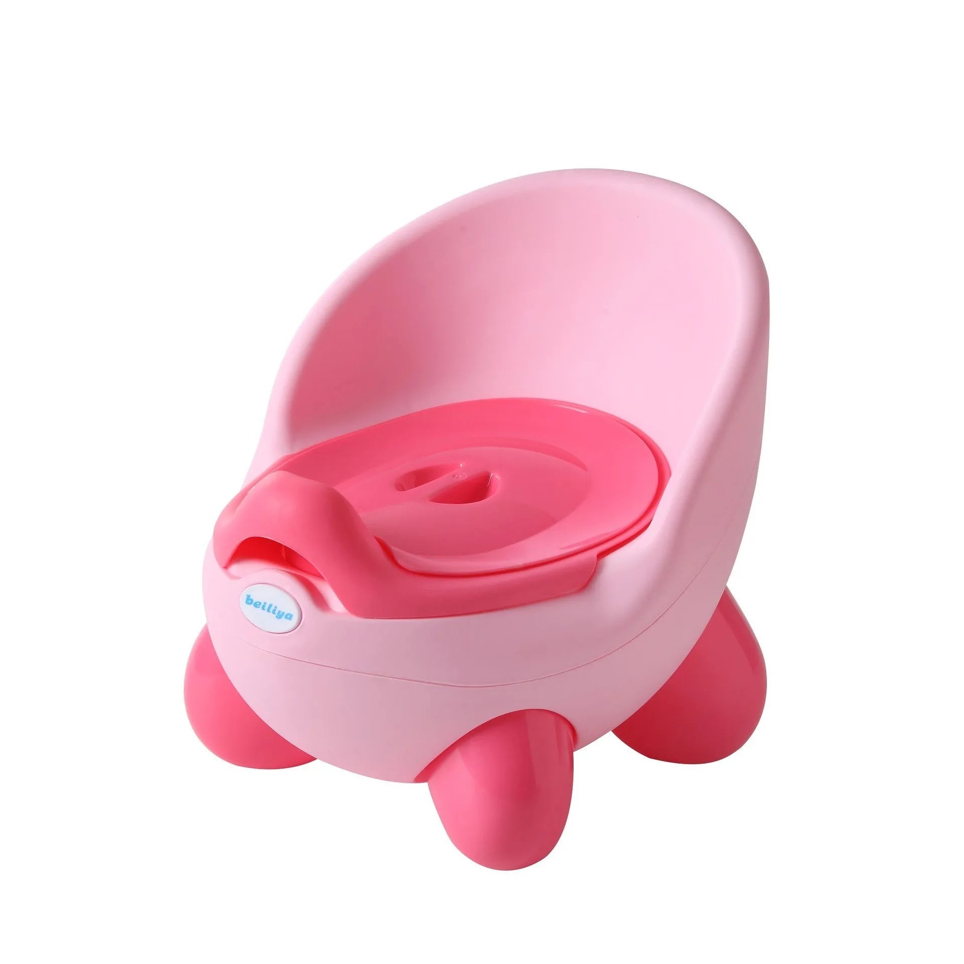 Dandan cartoon-designed baby toilet training stool in blue, made of PP plastic.