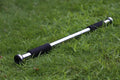 Steel adjustable width horizontal pull-up bar for door frame fitness training