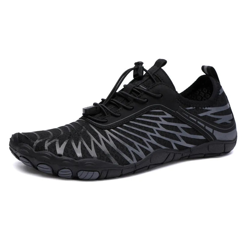 Outdoor sports casual shoes with lace-up front, non-slip rubber sole, available in multiple colours