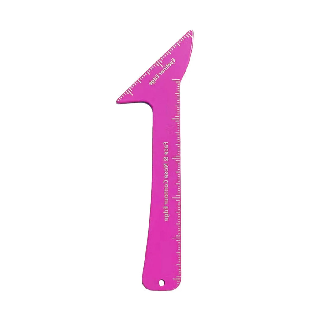 3-in-1 reusable eyeliner stencil tool for hooded eyes in LaserFX or pink colour