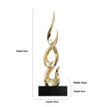 A handmade resin festival decoration ornament in a choice of bright gold, elegant silver, or transparent gradient colours.