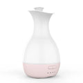 White ultrasonic air humidifier and essential oil diffuser with colourful night light and 200ml water tank