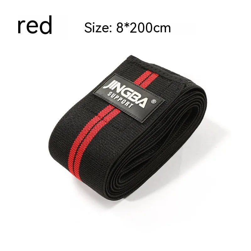 Adjustable adult knee pads in blue grey red yellow for weightlifting squatting cycling sports protection