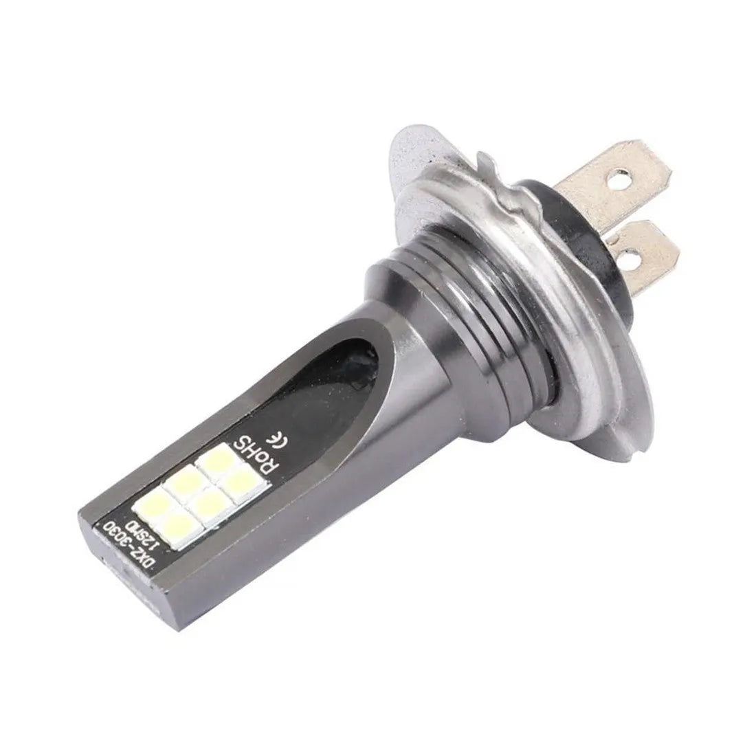 H7 110W LED car fog light with aluminium housing and 12 SMD 3030 chips