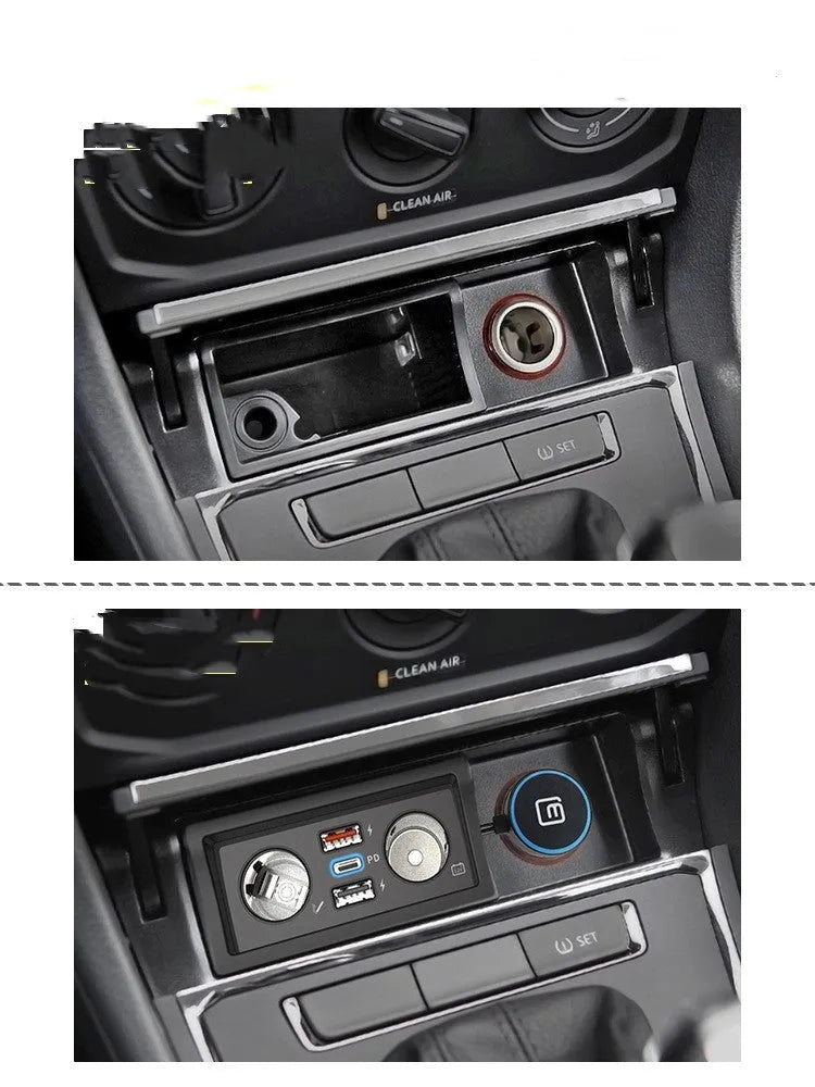 Lavida Polo Weiling car charger with QC3.0 fast charging for 12V vehicle cigarette lighter sockets