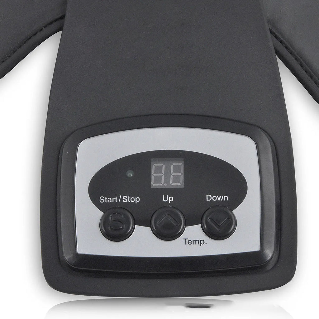 Portable infrared knee and shoulder massager with heating pads and 12V power adapter